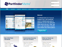 Tablet Screenshot of partfindermarine.com